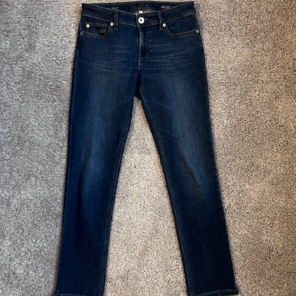 DL1961 Blue Angel Mid Rise Skinny Ankle Park 360 Comfort Stretch Denim Jeans 27